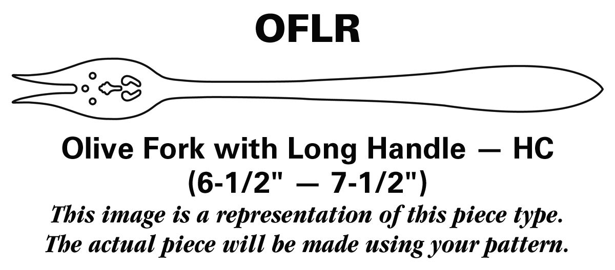 Regal (Dirilyte, Possible Clover Backstamp) Long Handle Olive Fork HC by Dirilyte-Dirigold-1