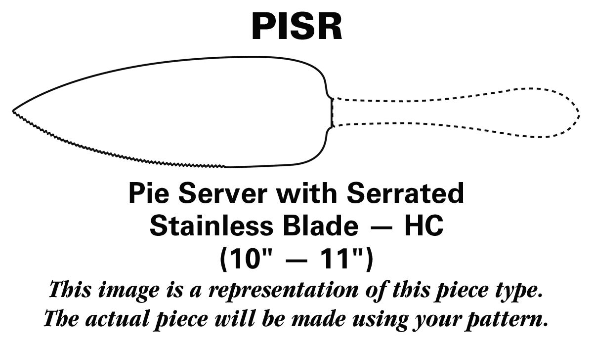 Regal (Dirigold, No Clover) Pie Server with Serrated Stainless Blade HC by Dirilyte-Dirigold-1