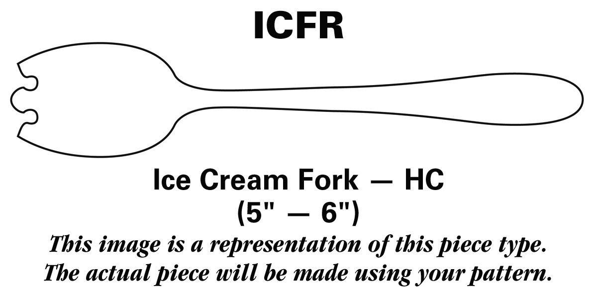 El Grandee (Gold Vermeil, 1964) Ice Cream Fork HC by Towle Silver-1