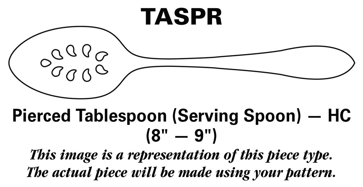 Regal (Dirigold, Clover Backstamp) Pierced Tablespoon (Serving Spoon) HC by Dirilyte-Dirigold-1