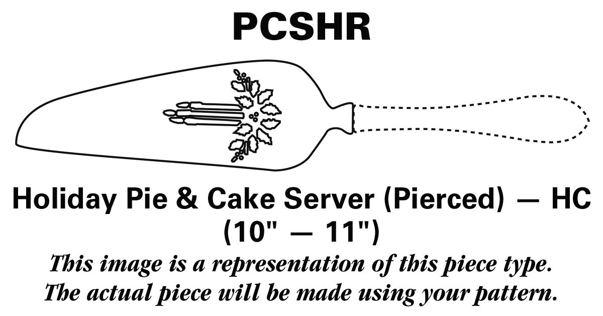 Chantal-Gold Accent Holiday Pierced Pie and Cake Server  HC by Cambridge Silver-1