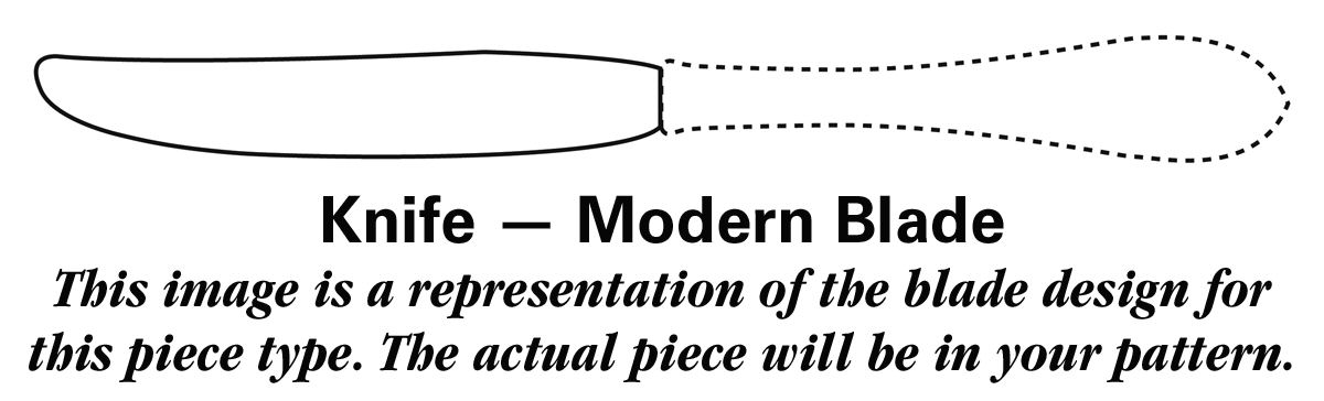 Classico Gold (Stainless) Modern Hollow Knife by Fortunoff-1