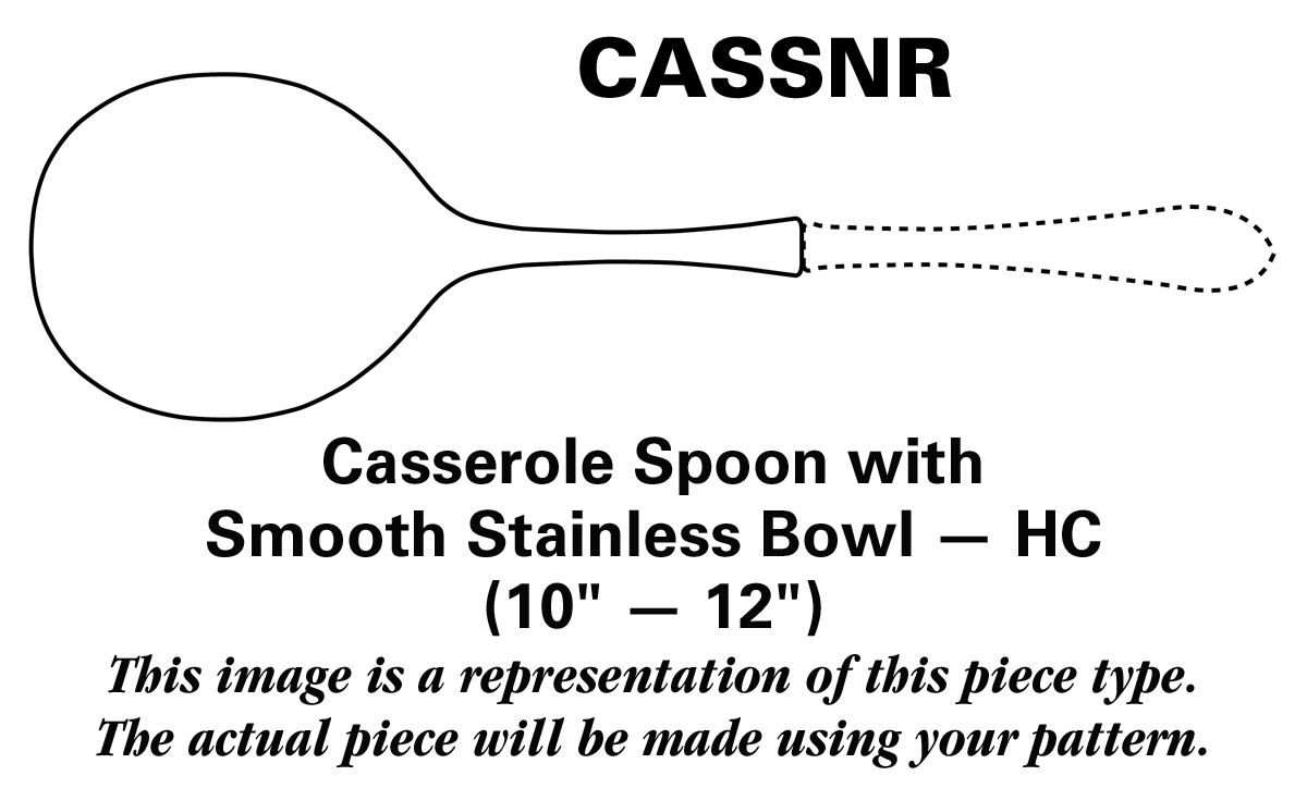 Festival (Stainless) Casserole Spoon with Smooth Stainless Bowl HC by Cambridge Silver-1