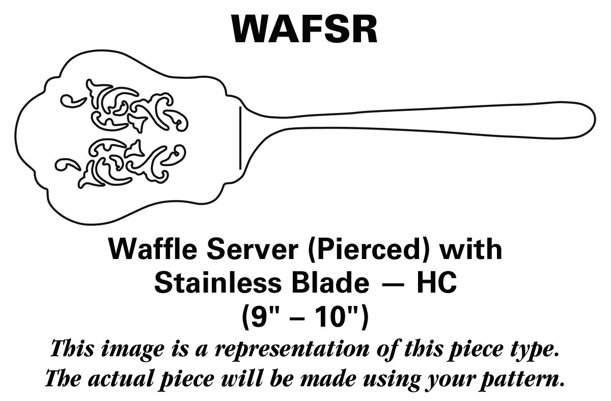 Gold Bamboo (Gold Electroplate) Waffle Server Pierced Stainless HC by Towle Silver-1