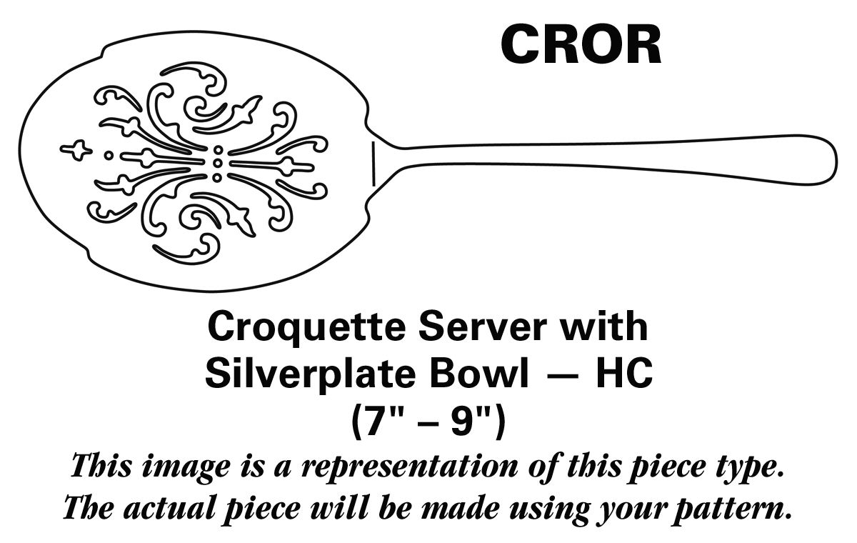Regal (Dirigold, Clover Backstamp) Croquette Server with Silverplate Bowl HC by Dirilyte-Dirigold-1