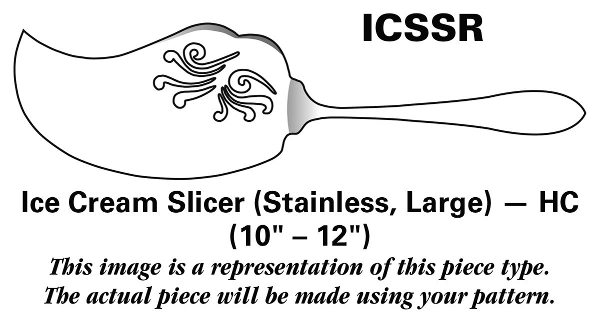 Regal (Dirilyte, Possible Clover Backstamp) Ice Cream Slicer Stainless Large HC by Dirilyte-Dirigold-1