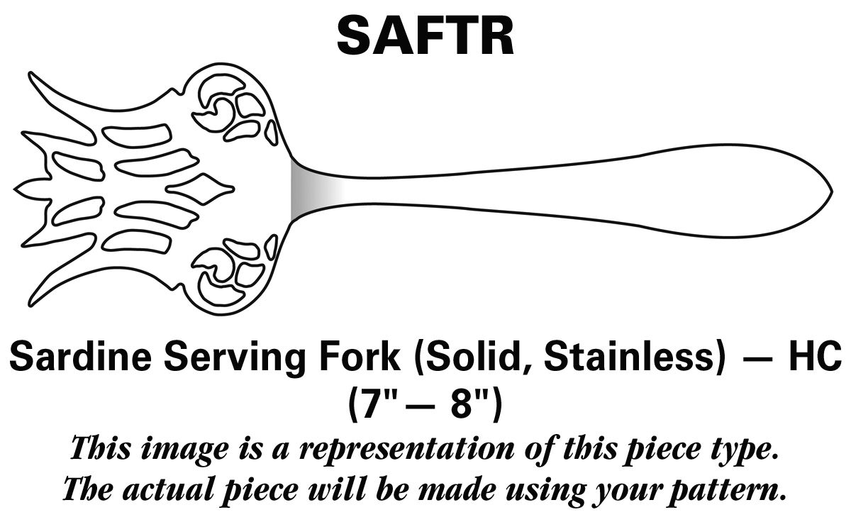 Bistro Cafe (Stainless) Sardine Fork Serving Solid Stainless HC by Dansk-1