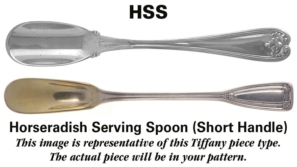 Windham (Sterling, 1923, No Monograms) Small Horseradish Serving Spoon by Tiffany & CO SILVER-1