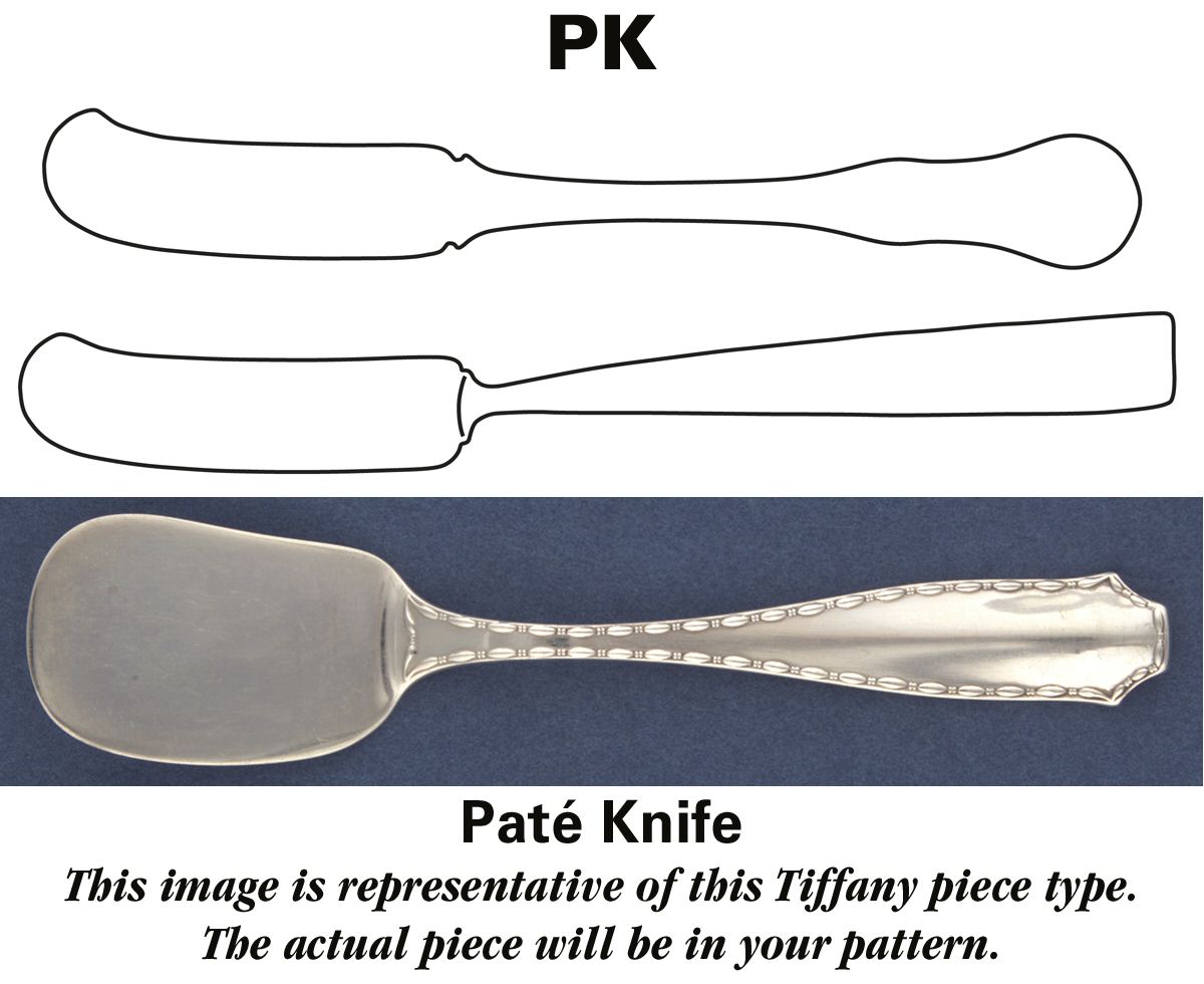 Richelieu (Sterling, 1892, No Monograms) Pate Knife by Tiffany & CO SILVER-1