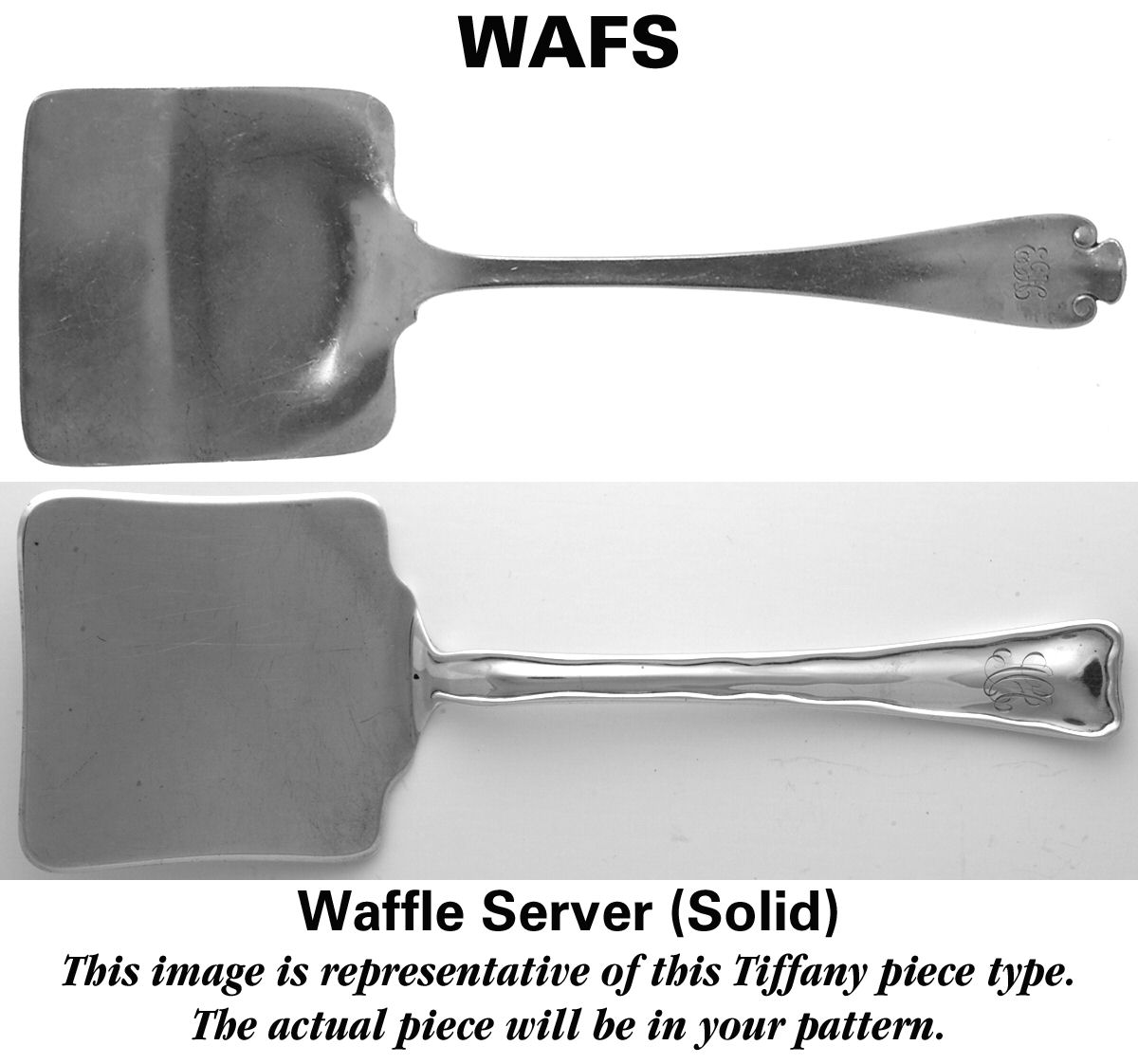San Lorenzo (Sterling, 1916) Solid Waffle Server by Tiffany & CO SILVER-1