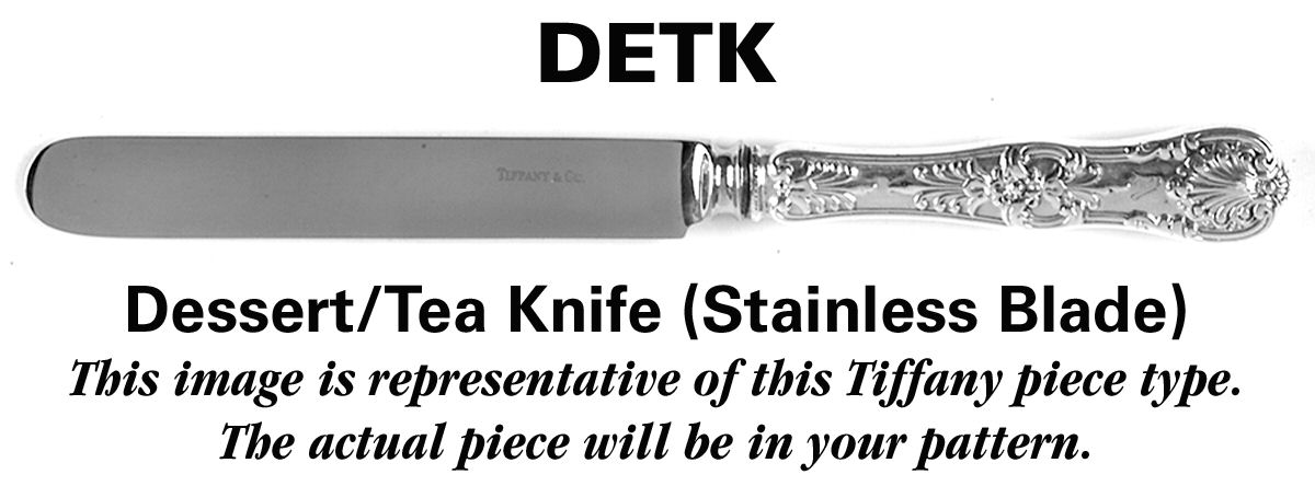 Renaissance (Sterling, 1905) Dessert/Tea Knife with Stainless Blade by Tiffany & CO SILVER-1