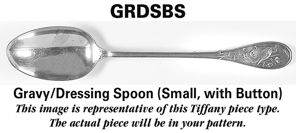Windham (Sterling, 1923, No Monograms) Gravy Dressing Spoon Small with Buttom by Tiffany & CO SILVER-1