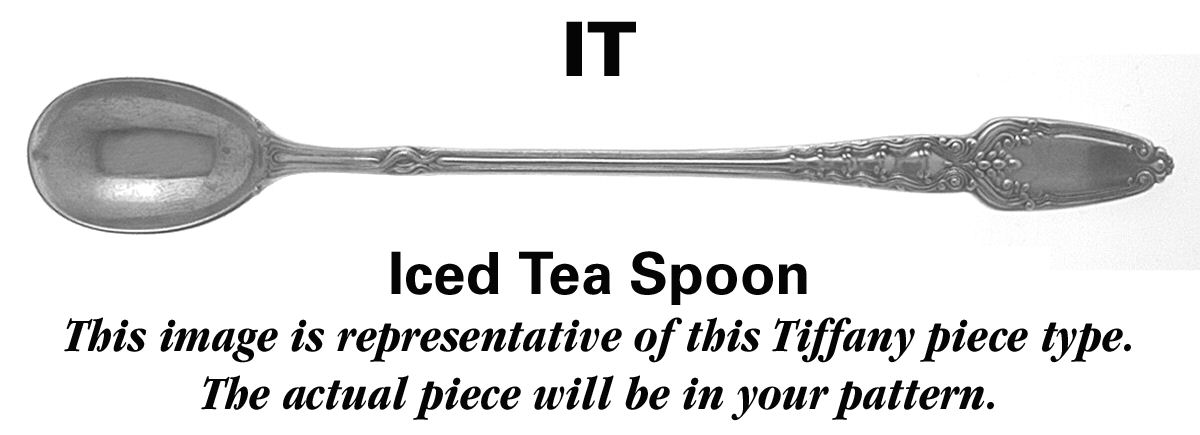 TIS43 (Sterling, 1865) Iced Tea Spoon by Tiffany & CO SILVER-1