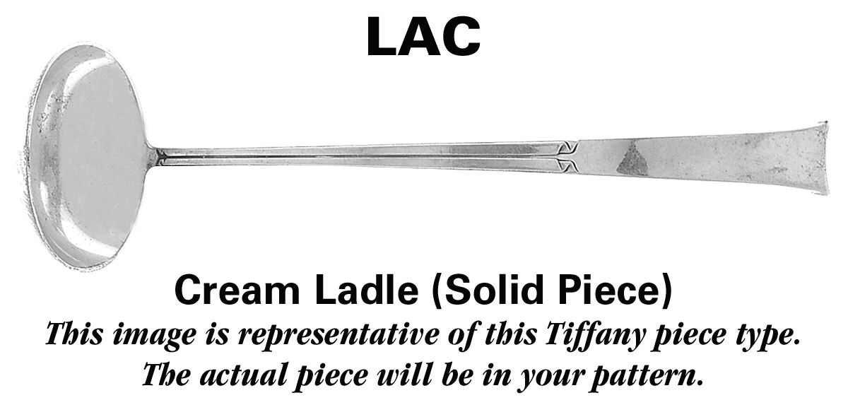 Provence (Sterling, 1961, No Monograms) Solid Piece Cream Ladle by Tiffany & CO SILVER-1