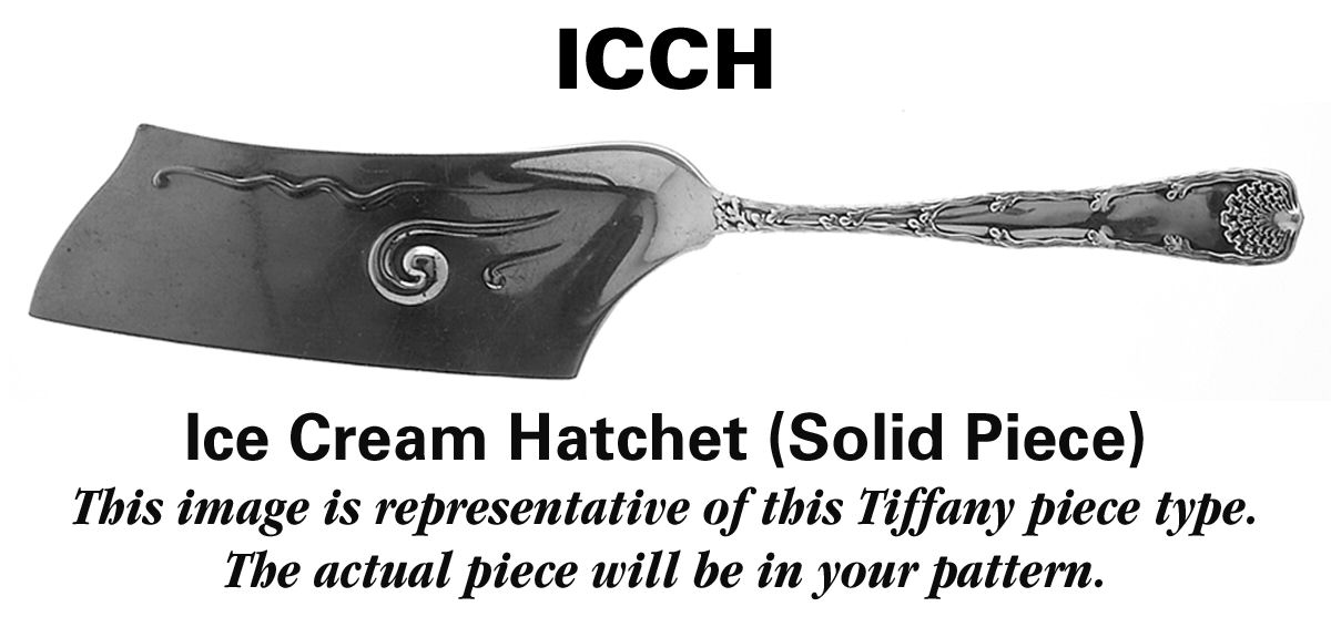 English King Gold (Str, 1885, Gold Vermeil) Ice Cream Hatchet Solid Piece by Tiffany & CO SILVER-1