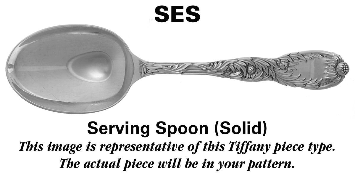 Hamilton (Sterling, 1938, No Monos) Solid Serving Spoon by Tiffany & CO SILVER-1