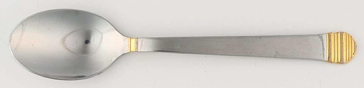 RGL21 (Stainless-Gold Accent) Teaspoon by Royal Gallery-1