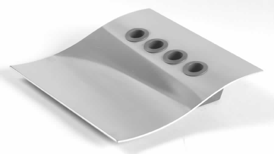 Wave (Stainless, Hollowware) Pen Holder by Royal Copenhagen-1