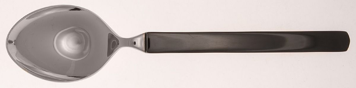 Midnight (Stainless, Glossy Handle) Place/Oval Soup Spoon by Retroneu-1