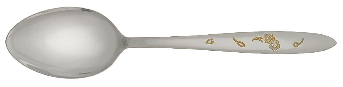 American Beauty (Stainless) Place/Oval Soup Spoon by Reo Crest Silver-1