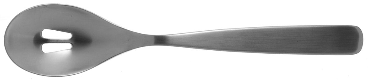 Mercury Satin (Stainless) Pierced Tablespoon (Serving Spoon) by Robert Welch-1