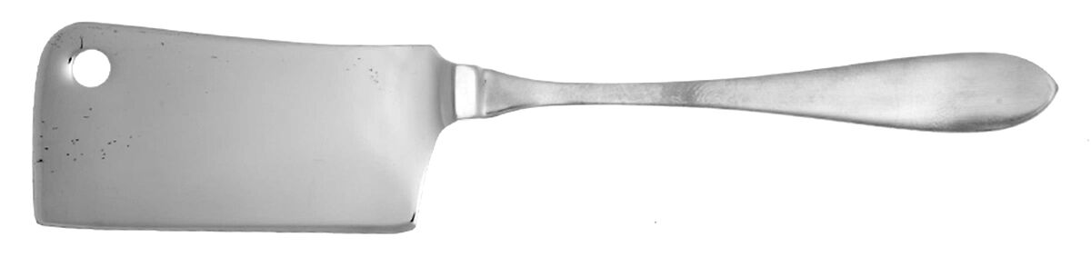 Meridian Satin (Stainless) Cheese Cleaver with Stainless Blade HC by Robert Welch-1