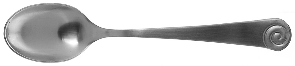 Ammonite Satin (Stainless) Tablespoon (Serving Spoon) by Robert Welch-1