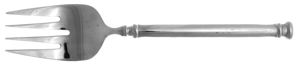 Deco (Stainless) Medium Solid Cold Meat Serving Fork by Royal Doulton-1