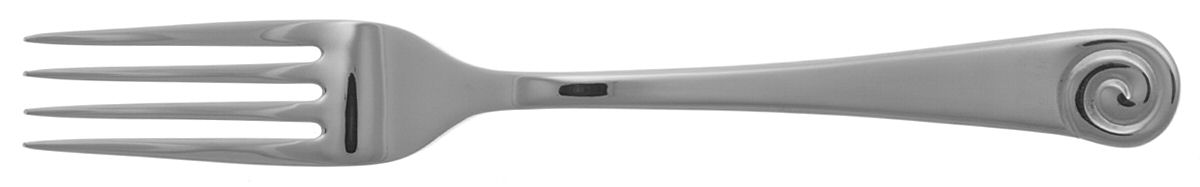 Ammonite Bright (Stainless) Individual Salad Fork by Robert Welch-1