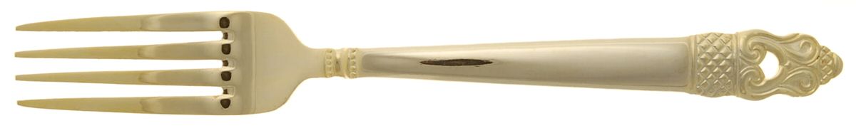 Bridgeport (Gold Electroplate) Fork by RSVP Flatware-1