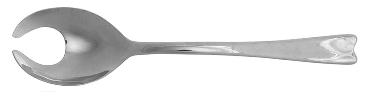 Tablet (Stainless) Solid Salad Serving Fork by RLM Home-1