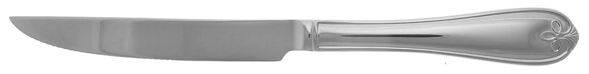 Ribbon Crest (Stainless) Individual Solid Handle Steak Knife by Reed & Barton-1