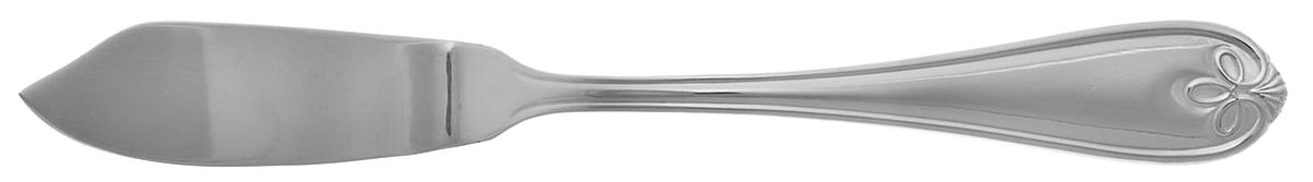 Ribbon Crest (Stainless) Flat Handle Master Butter Knife by Reed & Barton-1