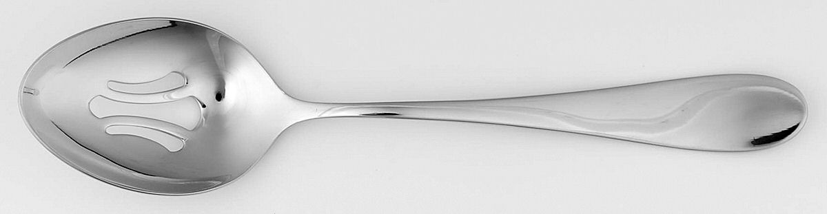 Dalton (Stainless) Pierced Tablespoon (Serving Spoon) by Reed & Barton-1