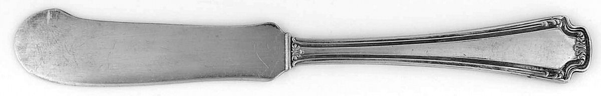 RDS198 (Silverplate) Flat Handle Butter Spreader by Reed & Barton-1