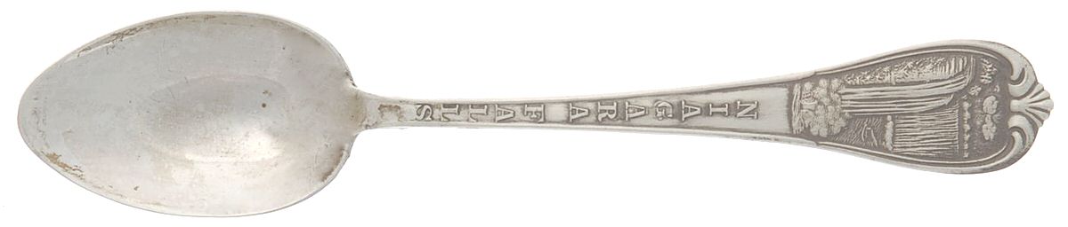 States & Cities Souvenir Spoons (Sterling) New York Five O'Clock Spoon by Regis Mfg Co-1