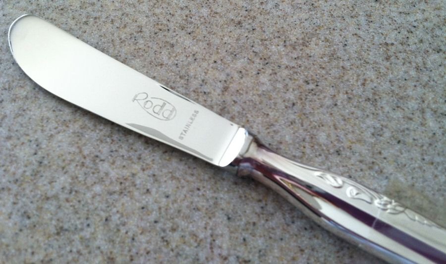 Silver Rhapsody (Silverplate) Modern Hollow Knife by Rodd-1