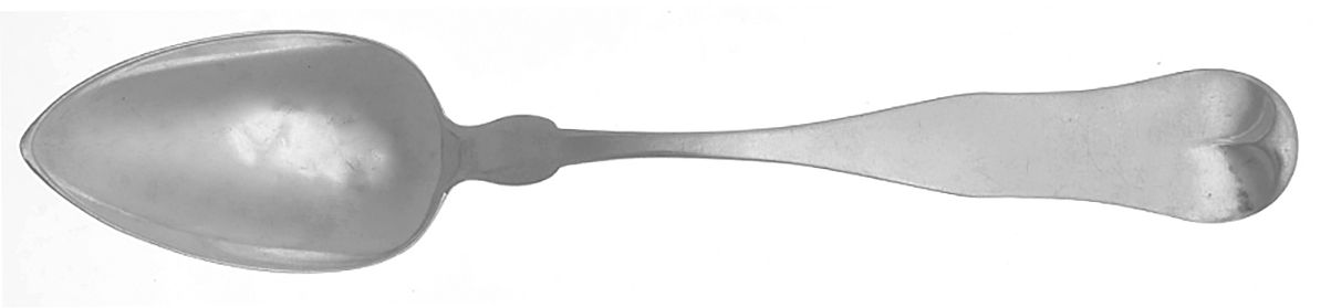 Coin Silver Flatware Dessert/Oval Soup Spoon by Richard Hills & Henry Stephen Hills-1