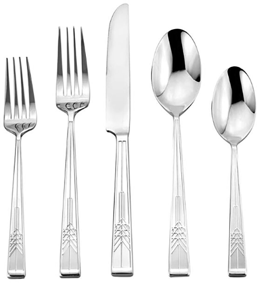 Tree of Life (Stainless) 5 Piece Place Setting by Ricci (Argentieri)-1