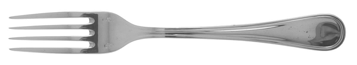 Contour (Silverplate on 18-10 Stainless) Dessert Fork by Sambonet-1
