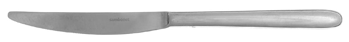 Hannah (Stainless) Dessert Knife Solid Piece by Sambonet-1