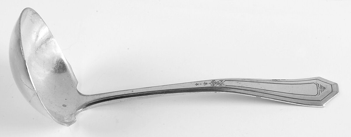 Sheffield Plate Eight (Silverplate) Solid Gravy Ladle by Sheffield Plate -1