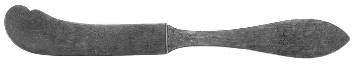 Antique (Sterling, 1904) Flat Handle Butter Spreader by Shreve Silver-1