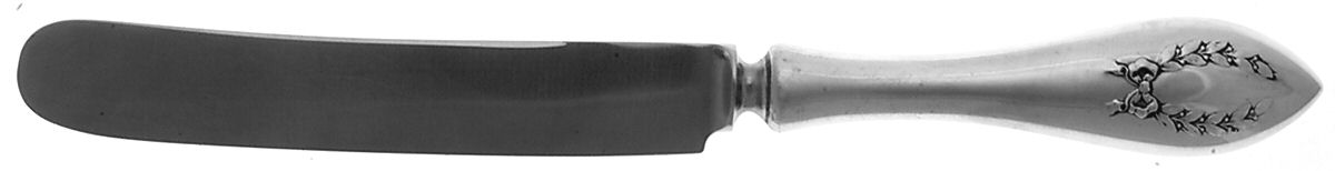 Napoleonic (Sterling, 1905) Old French Hollow Knife with Bolster by Shreve Silver-1