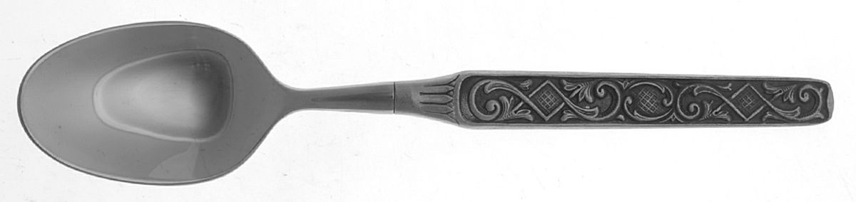 Rosemaling (Pewter) Teaspoon by Selandia-1