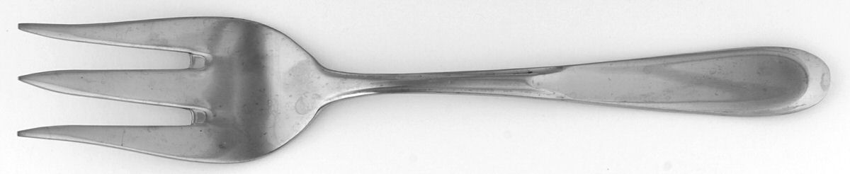 SMT1 (STAINLESS) Medium Solid Cold Meat Serving Fork by Summit-1