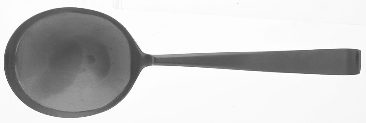 Cora (Stainless, Holland) Solid Smooth Casserole Spoon by Sola-1