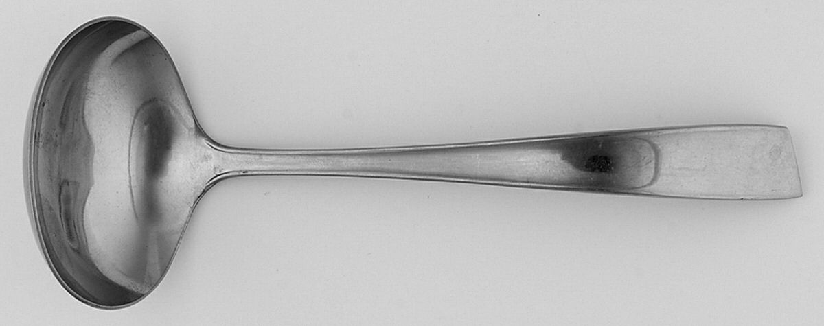 SOO2 (STAINLESS) Solid Gravy Ladle by Sohnaco-1