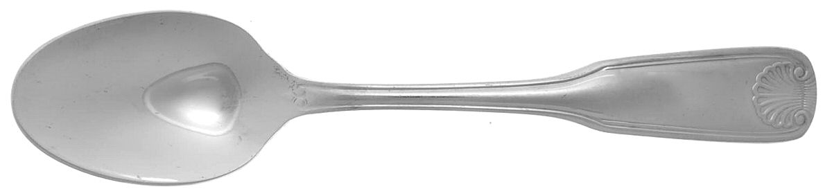 Antique Shell (Stainless) Place/Oval Soup Spoon by Stanley Roberts-1