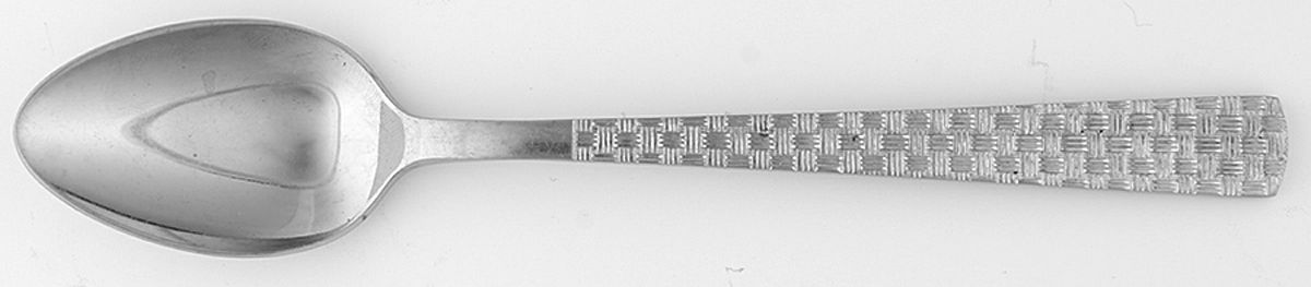 Basket Weave (Stainless) Teaspoon by Stanley Roberts-1